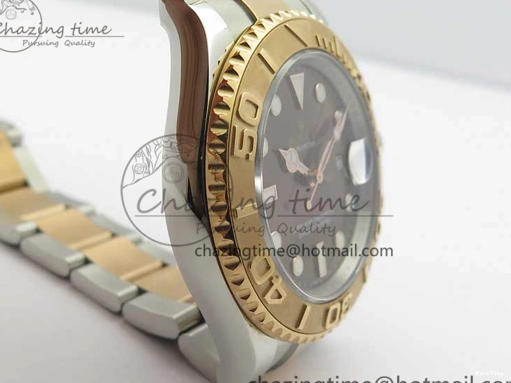 MiroTime 0522 Soft Yacht-Master 116621 ARF 1:1 Best Edition Brown Dial on SS RG Bracelet SH3135 V 3062